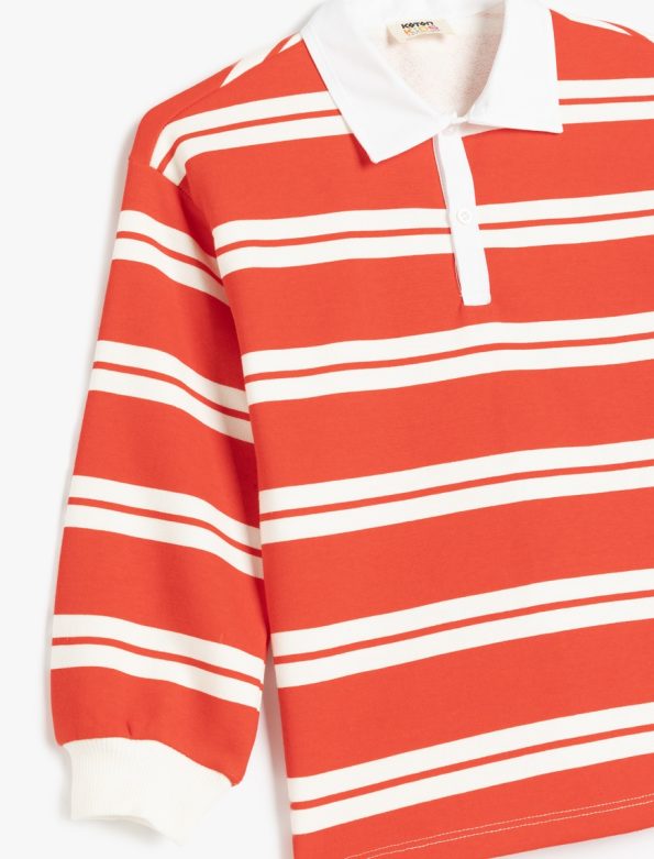 Girl Polo Neck Sweatshirt