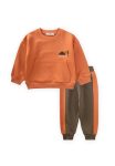 Orange Sweatshirt Set for Ages 1-6