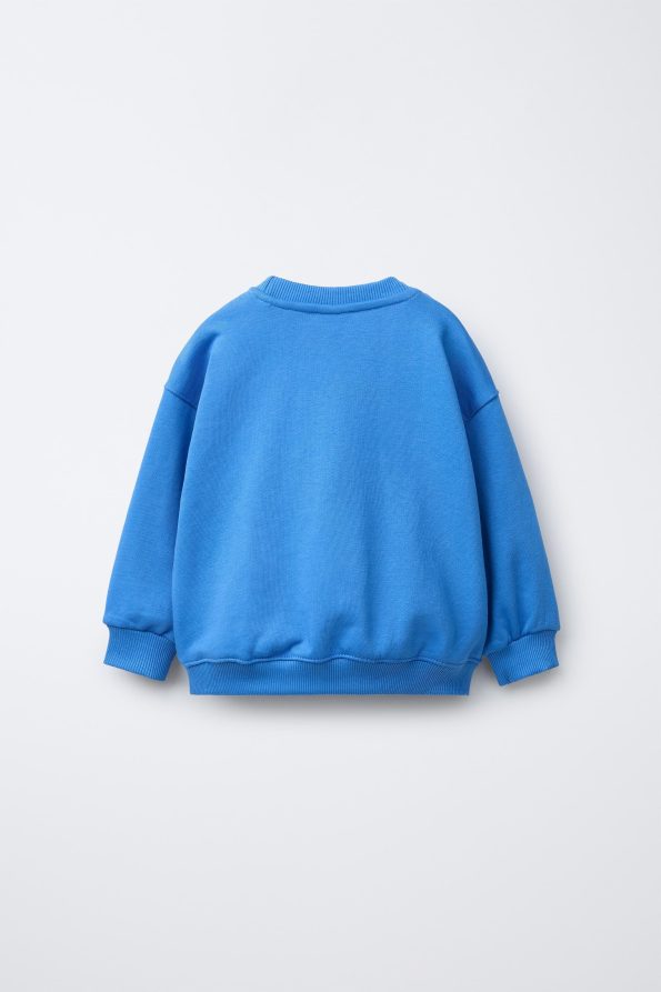 Boys' Cotton Blue LA Printed Tracksuit - Silver Lake