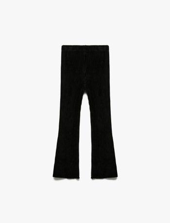 Girls' Velvet Spanish Flared Tights