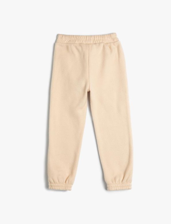 Girls' Baby Basic Jogger Sweatpants with Elastic Waistband