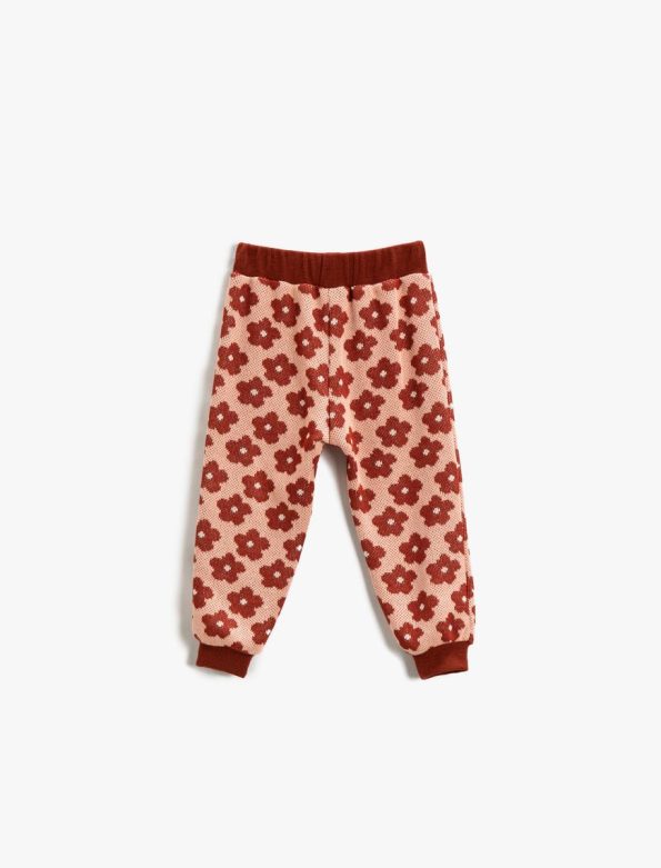 Girls' Floral Sweatpants