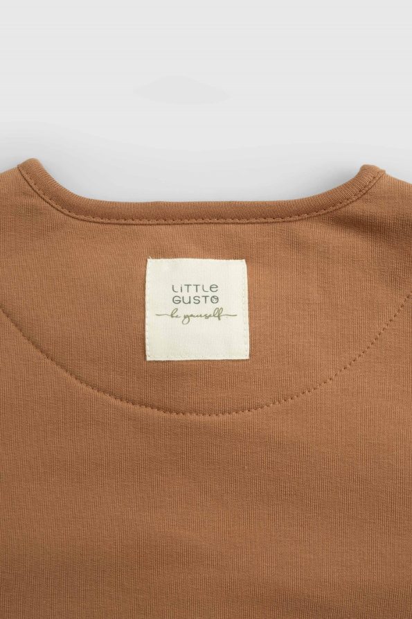 Organic Cotton Baby Jacket Brown