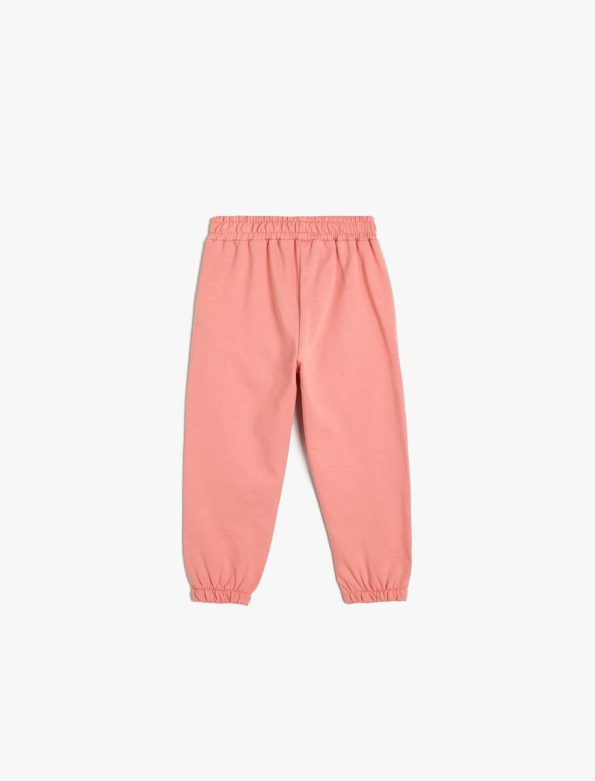 Girls' Baby Basic Jogger Sweatpants with Elastic Waistband