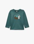 Baby Boy Embroidered Cotton T-Shirt