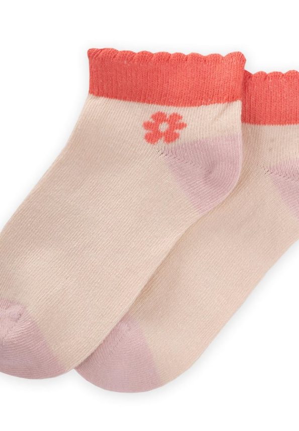 Colorful Children's Ankle Socks 5-12 Years Blush