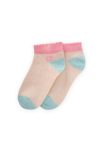Colorful Children's Ankle Socks 5-12 Years Blue Pink