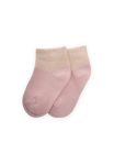 Two-Tone Baby Booties Socks 0-4 Years Blush