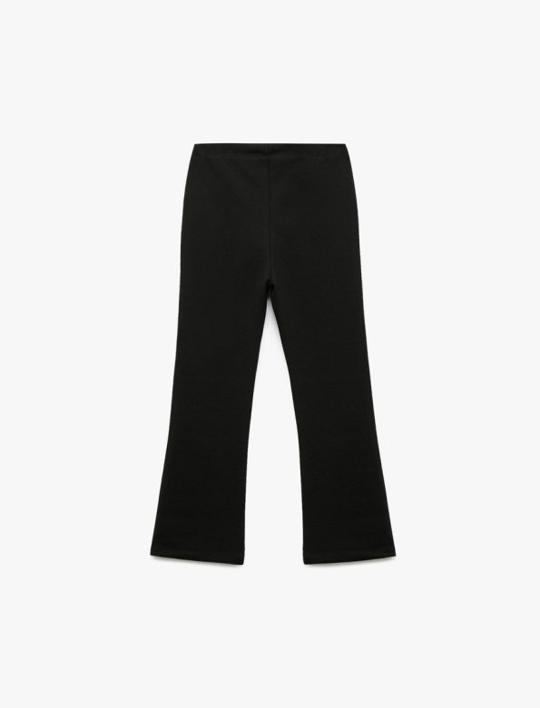 Girls' Baby Basic Flared Tights with Viscose Blend