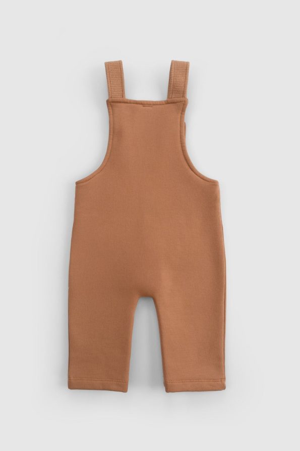 Organic Cotton Baby Overall Brown