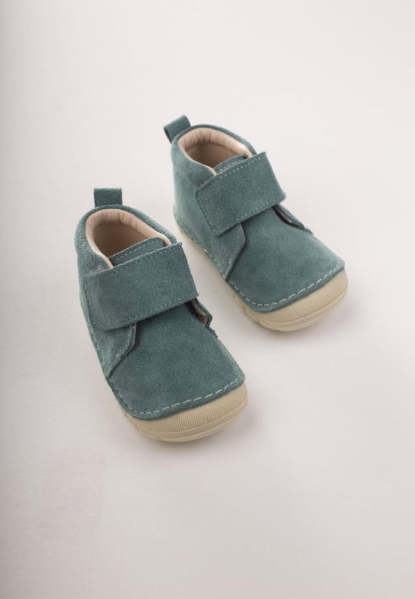 Baby First Steps Shoes in Mint Green