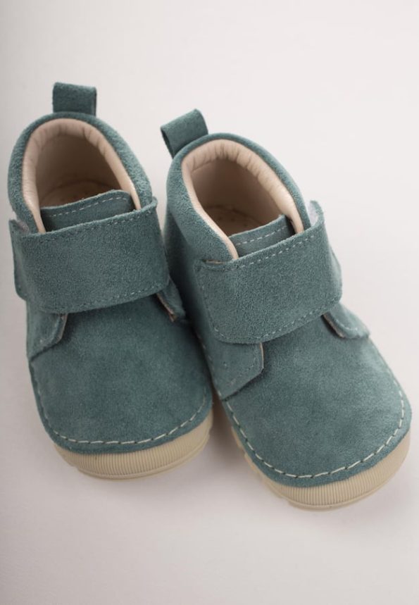 Baby First Steps Shoes in Mint Green