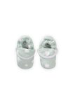 Elastic Back Baby Booties 16-23 Months Mint Green