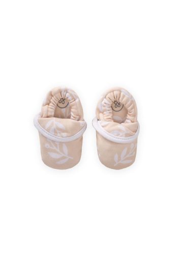 Elastic Back Baby Booties 16-23 Months Yellow