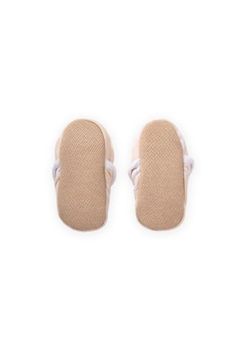 Elastic Back Baby Booties 16-23 Months Yellow