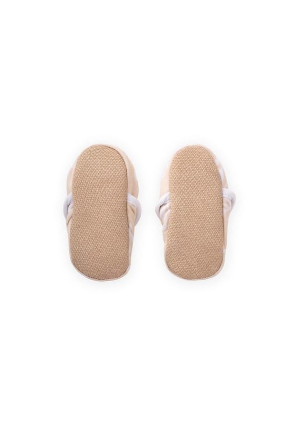 Elastic Back Baby Booties 16-23 Months Yellow