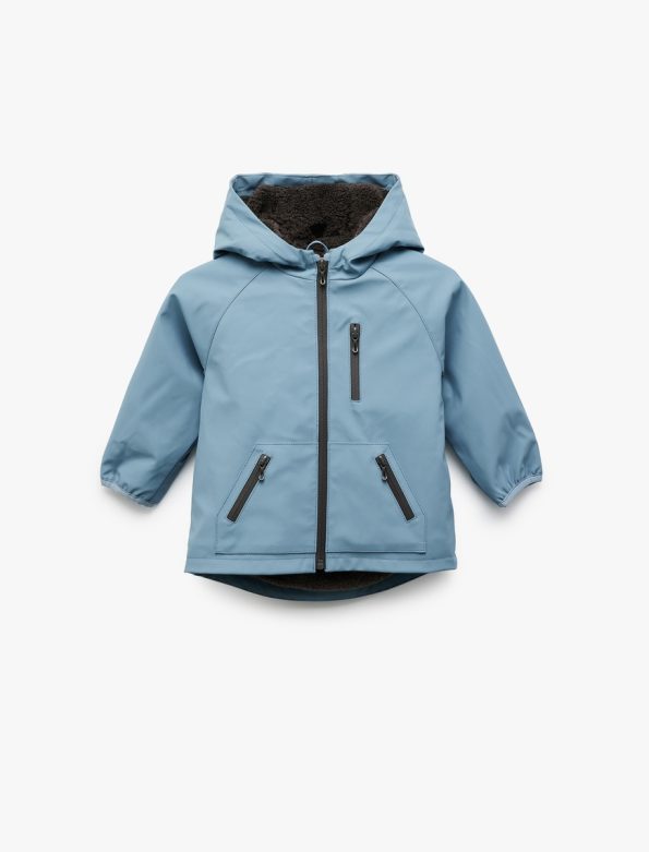 Baby Boy Hooded Raincoat