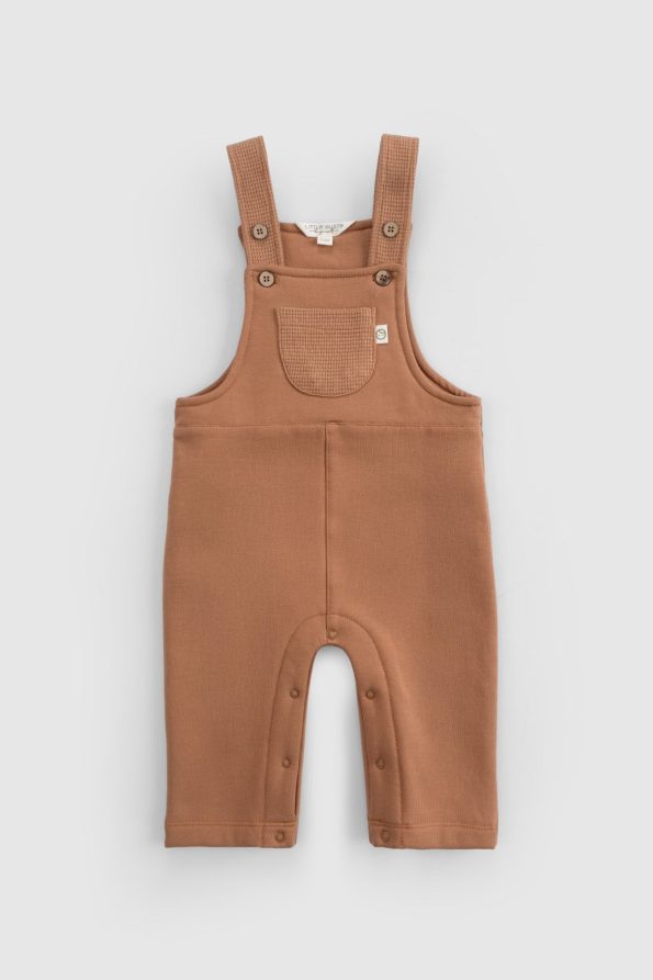 Organic Cotton Baby Overall Brown