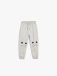 Girls' Baby Jogger Pants with Cat Print and Adjustable Waist