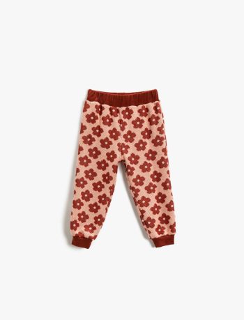 Girls' Floral Sweatpants