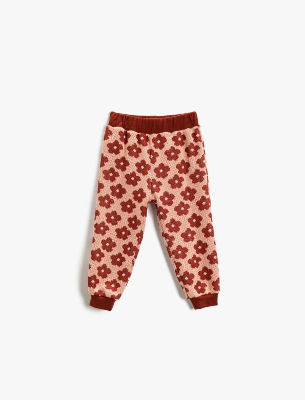 Girls' Floral Sweatpants