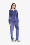 Regular Fit Long Sleeve Velour Pajama Set