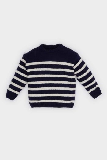 Boys' Striped Crew Neck Sweater