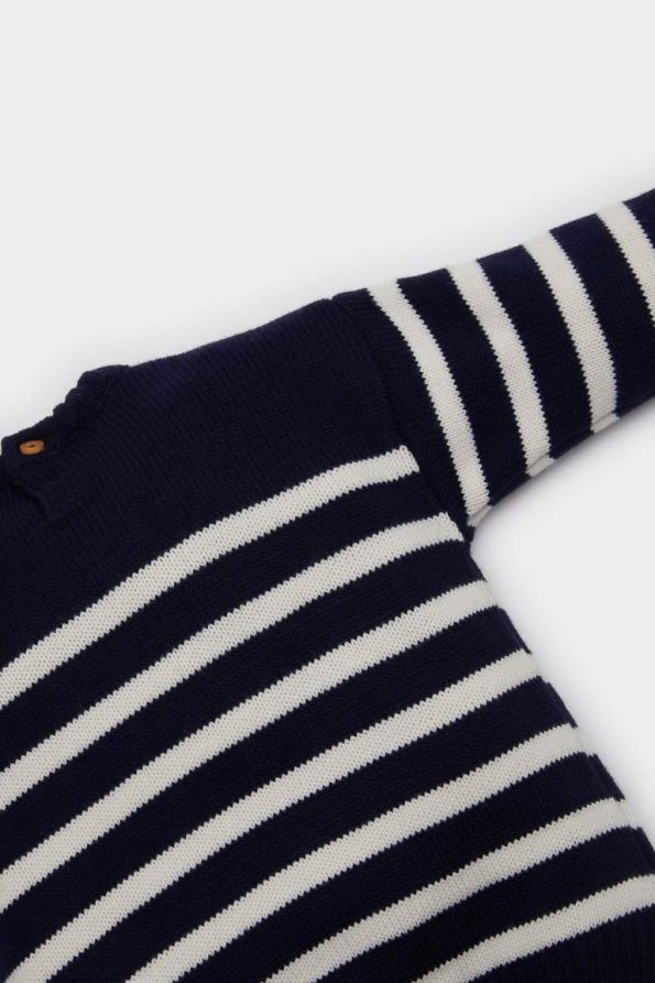 Boys' Striped Crew Neck Sweater