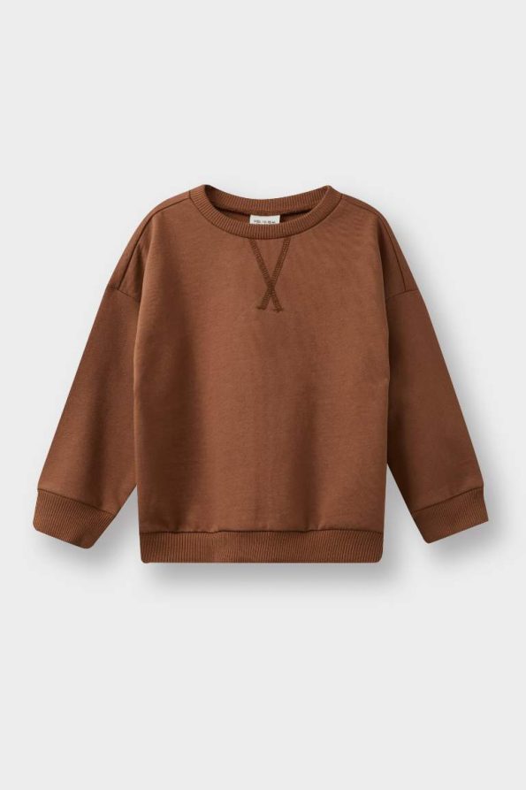Boys' Soft-Fleece Crew Neck Basic Sweatshirt Set