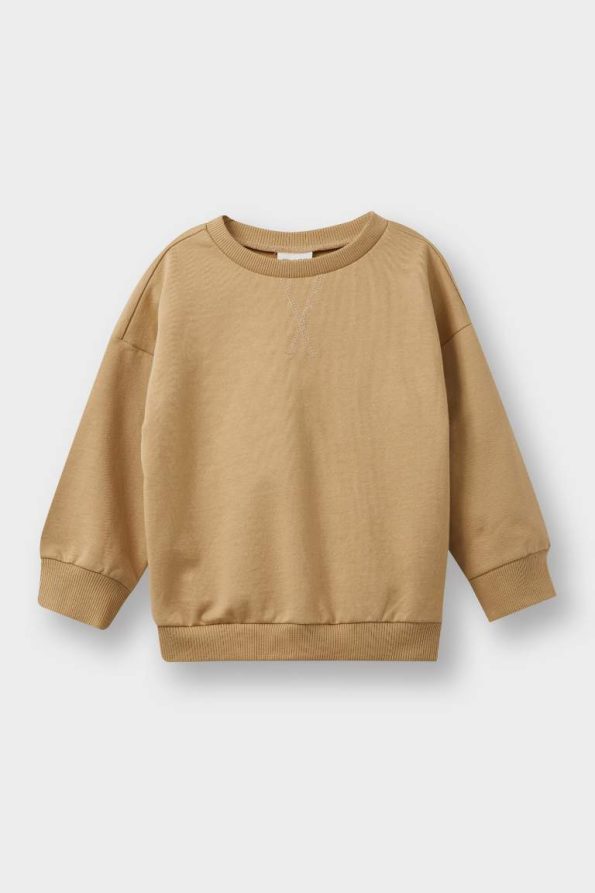 Boys' Soft-Fleece Crew Neck Basic Sweatshirt Set