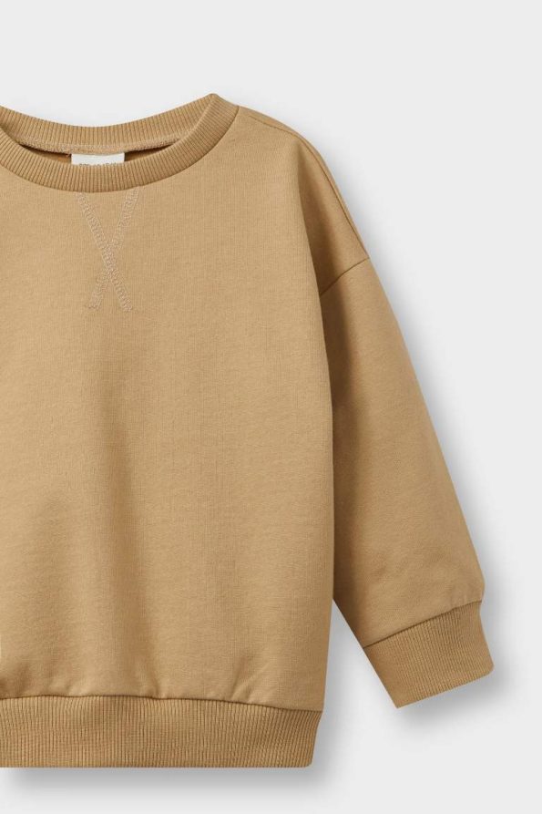 Boys' Soft-Fleece Crew Neck Basic Sweatshirt Set