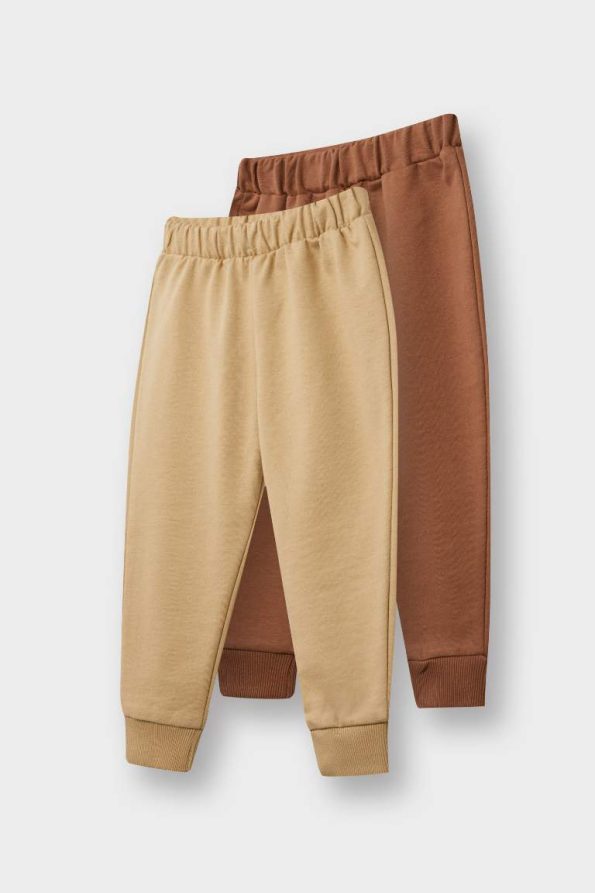 Boys' Elastic Waistband 2-Pack Sweatpants