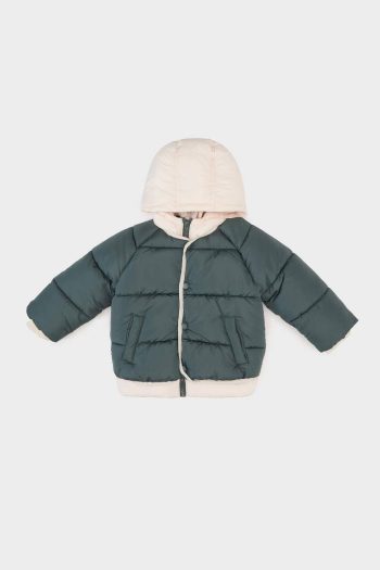 Boys' Waterproof Multi-Color Pocket Puffer Jacket