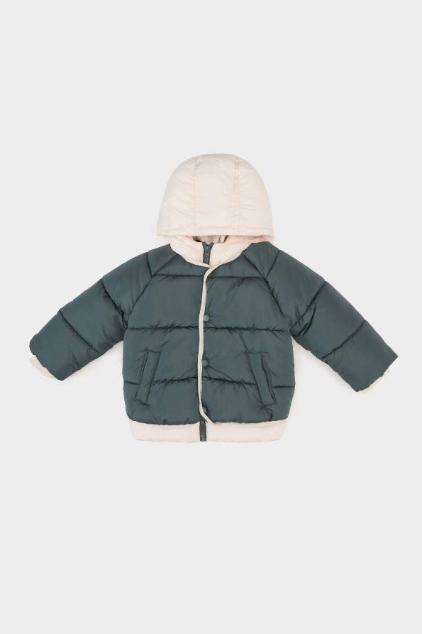 Boys' Waterproof Multi-Color Pocket Puffer Jacket