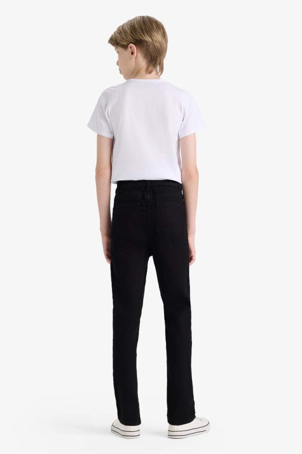 Boys' Slim Fit Straight Leg School Jeans