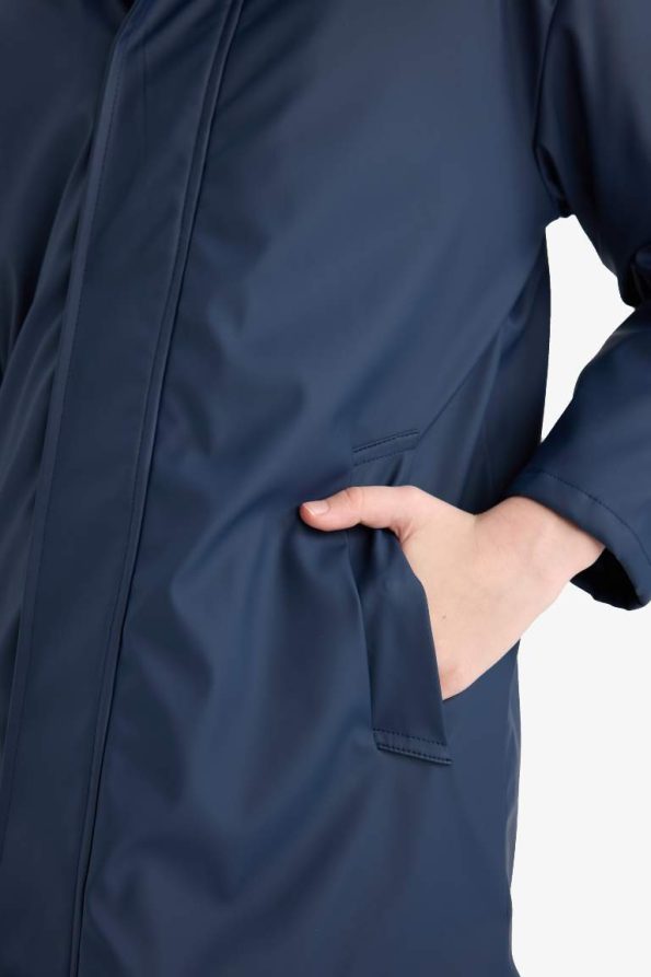 Boys' Water-Resistant Hooded Plush-Lined Raincoat