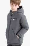Boys' Water-Resistant Hooded Zippered Jacket with Pockets