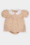 Newborn Floral Muslin Jumpsuit for Baby Girls
