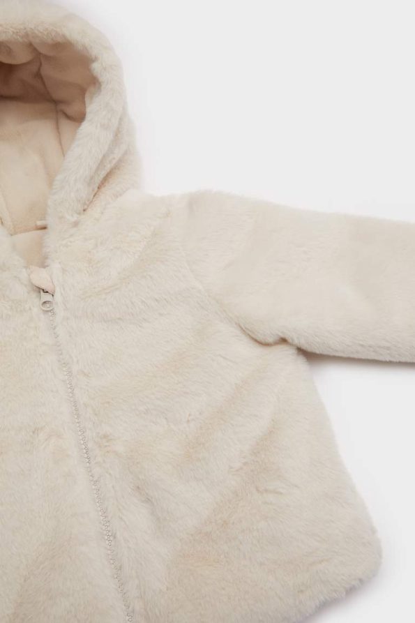 Girls' Hooded Zip-Up Fleece Jacket
