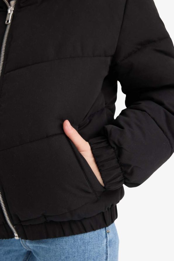 Girls' Plush Lined Zipper Jacket