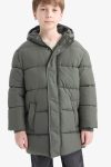 Boys' Water-Resistant Hooded Zip-Up Parka