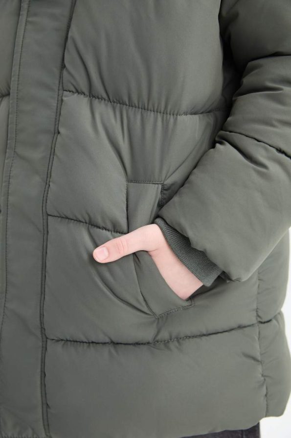 Boys' Water-Resistant Hooded Zip-Up Parka