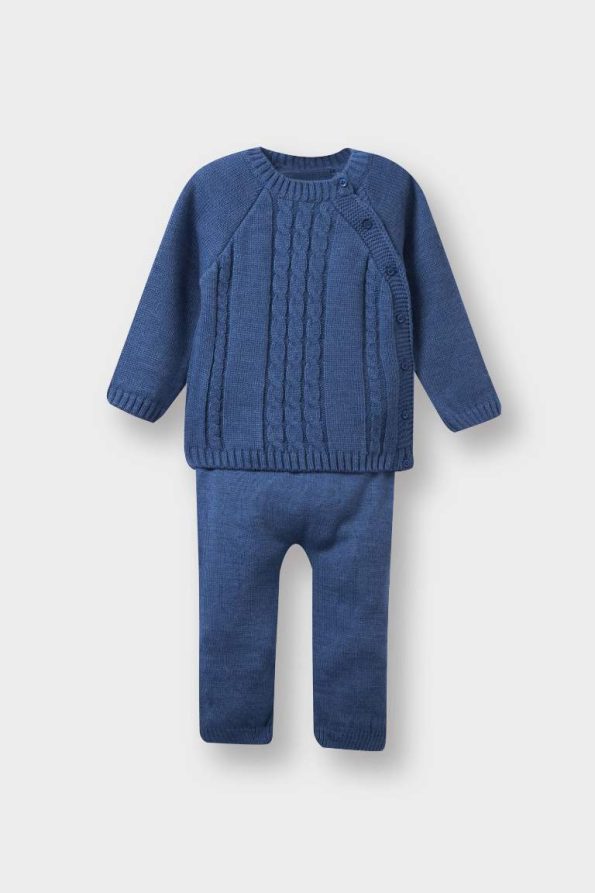 Boys' Baby 2-Piece Set Knit Sweater Bottoms