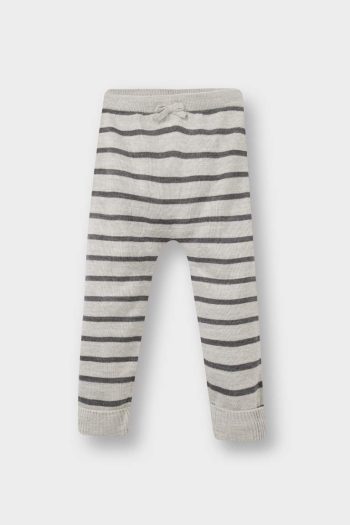 Baby Boy 2-Piece Animal Print Knit Sweater and Striped Pants