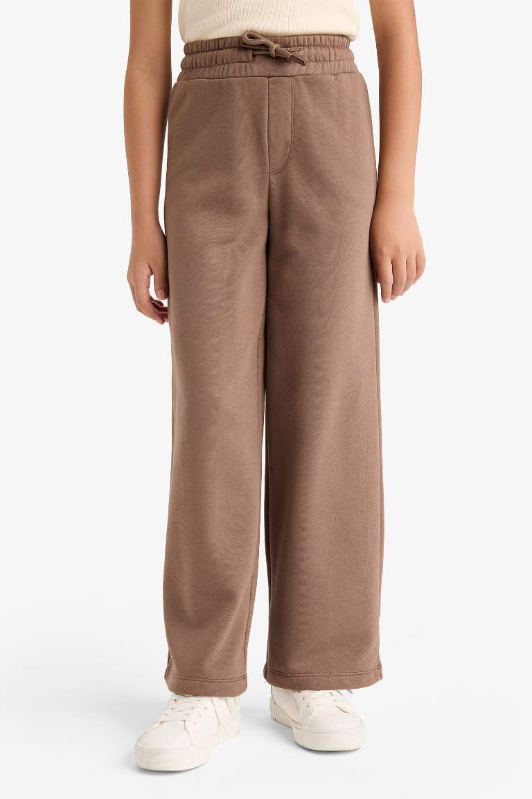 D0743A8_25AU_BN534_04_01.jpg Girls' Wide Leg Elastic Waist Sweatpants