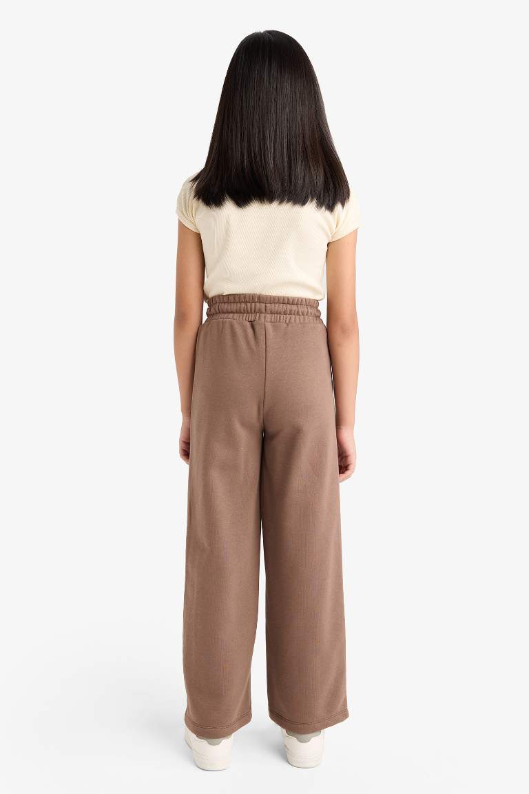 D0743A8_25AU_BN534_06_01.jpg Girls' Wide Leg Elastic Waist Sweatpants