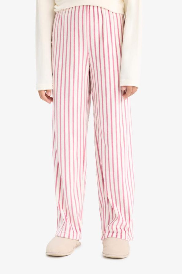 Girls' Long Sleeve Striped Pajama Set
