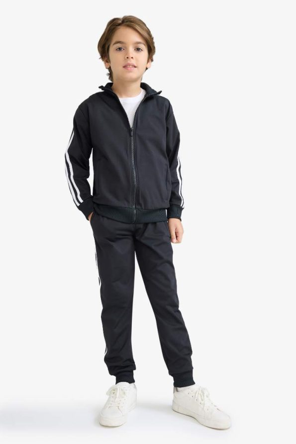 Boys' 2-Piece Set with Zip Hoodie and Sweatpants