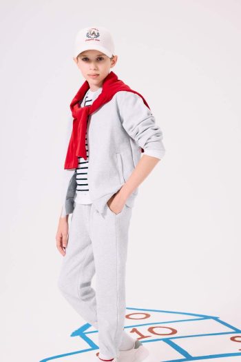 Boys' College Style Bomber School Cardigan