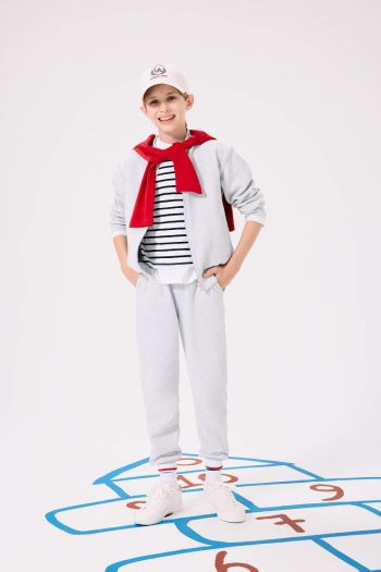 Boys' College Style Bomber School Cardigan
